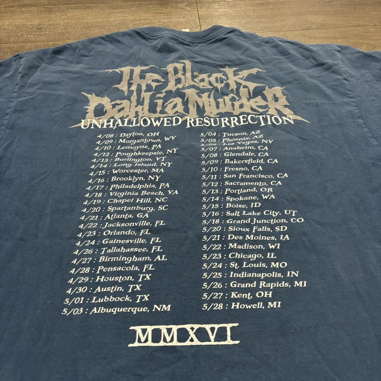 Designer the black dahlia murder unhallowed resurrection t shirt XL Size US XL / EU 56 / 4 - 5 Thumbnail