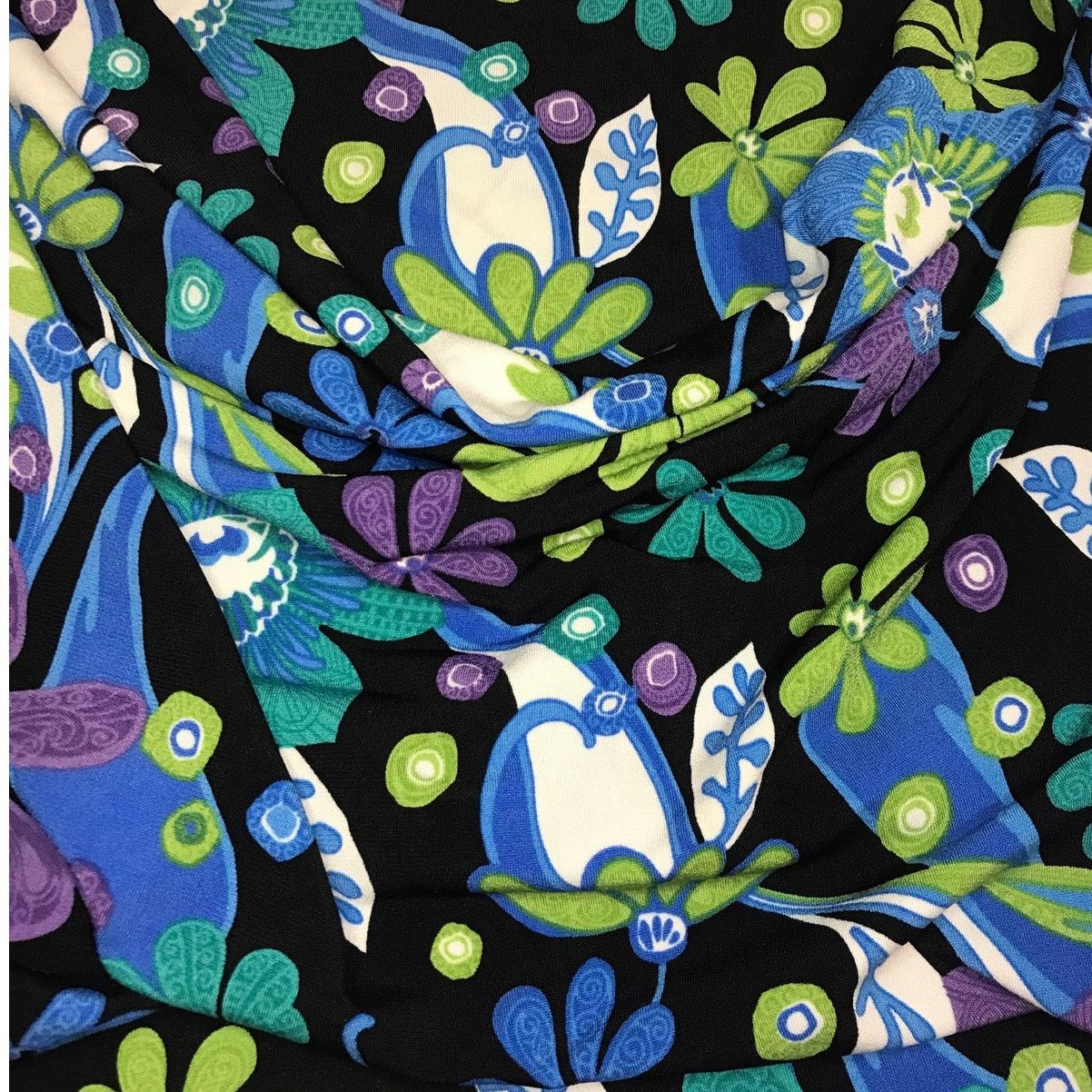 Other Chaus Floral Cowl Neck Short Sleeve Blouse M Size M / US 6-8 / IT 42-44 - 6 Thumbnail