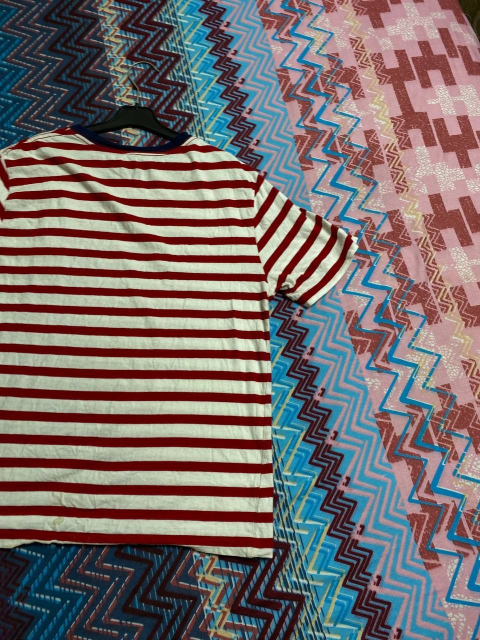 Polo Ralph Lauren T-Shirt striped logo Polo Ralph Lauren big pony Y2K Vintage Size US S / EU 44-46 / 1 - 18 Thumbnail