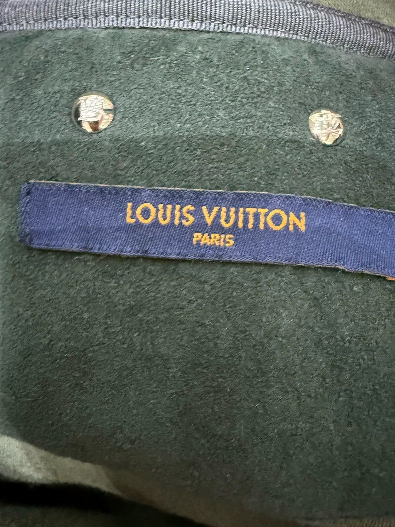 Louis Vuitton Louis Vuitton Dark Green Metallic Small Logo Zip Hooded Sw Size US S / EU 44-46 / 1 - 3 Thumbnail