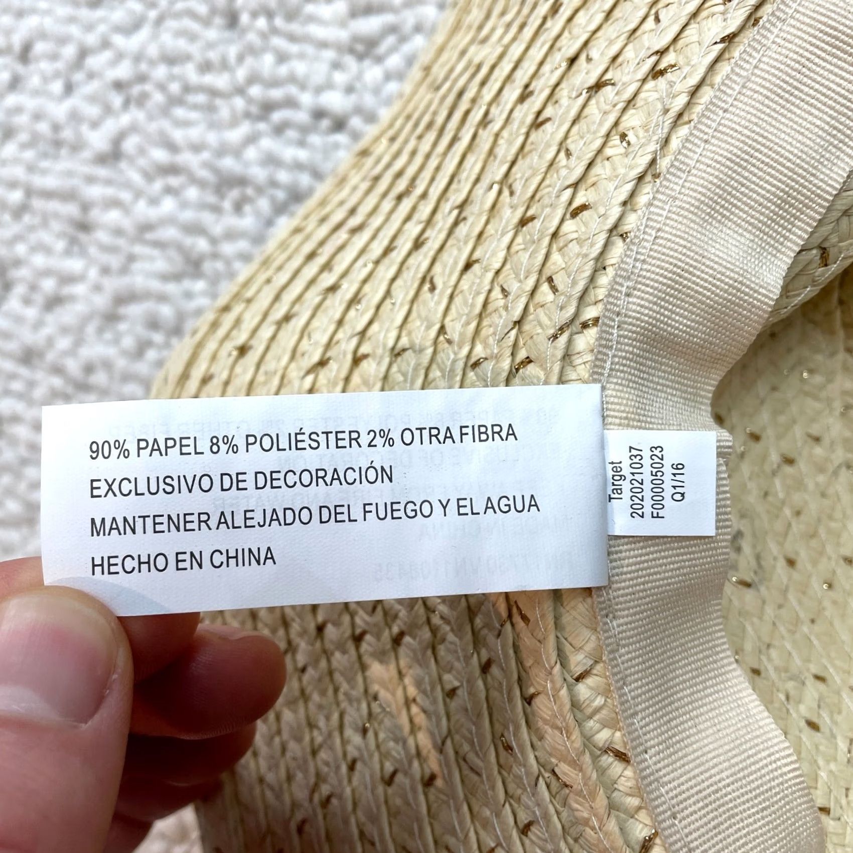 Pinko Unbranded Floppy Hat Brim with Pink Poofs Women Folding Summer Beach Sun Straw Hat Yellow, Sun Hat, Women, One Size Size ONE SIZE - 7 Thumbnail