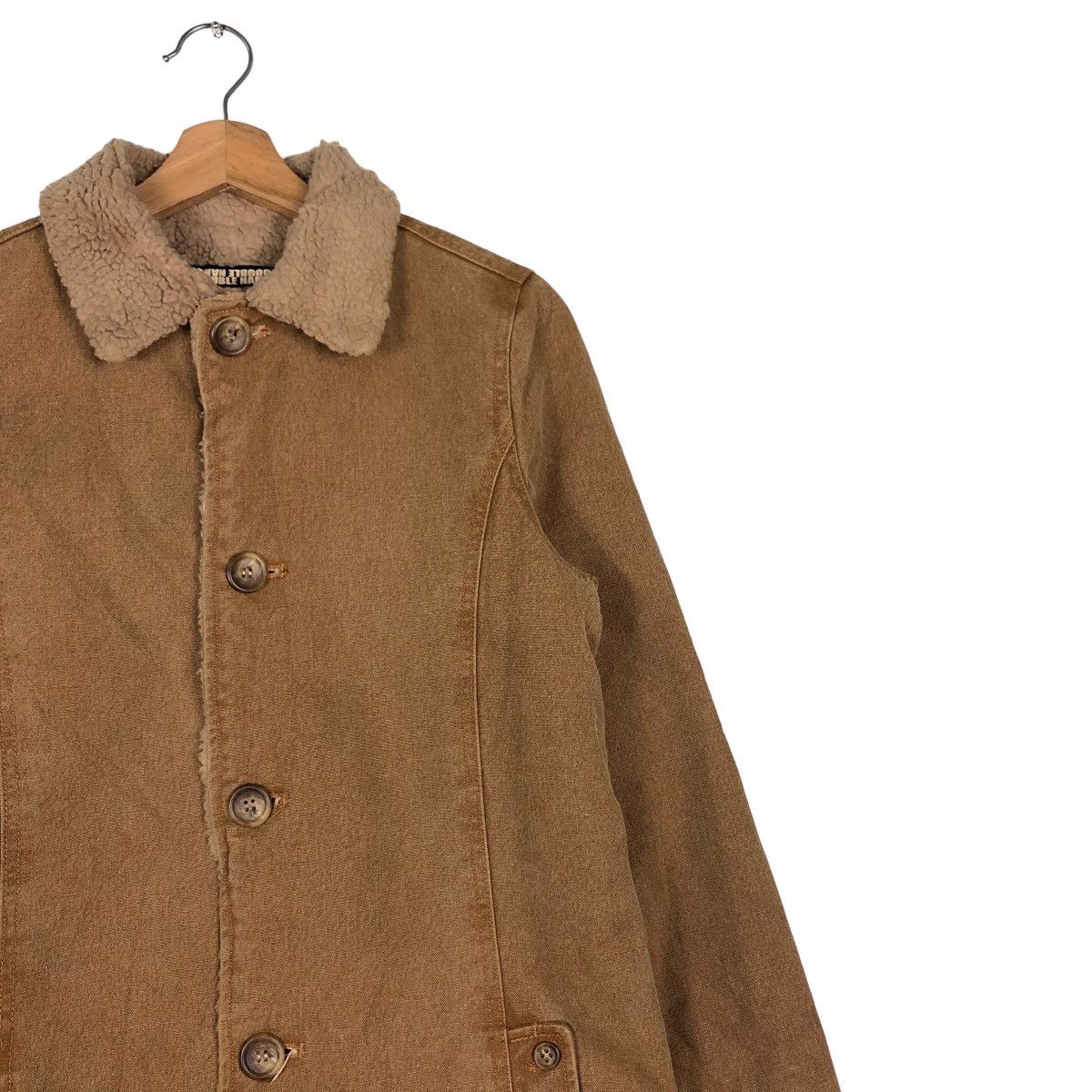 Japanese Brand 🔥Vintage Detroit Long Jacket Duck Canvas Double Name Size US M / EU 48-50 / 2 - 6 Thumbnail