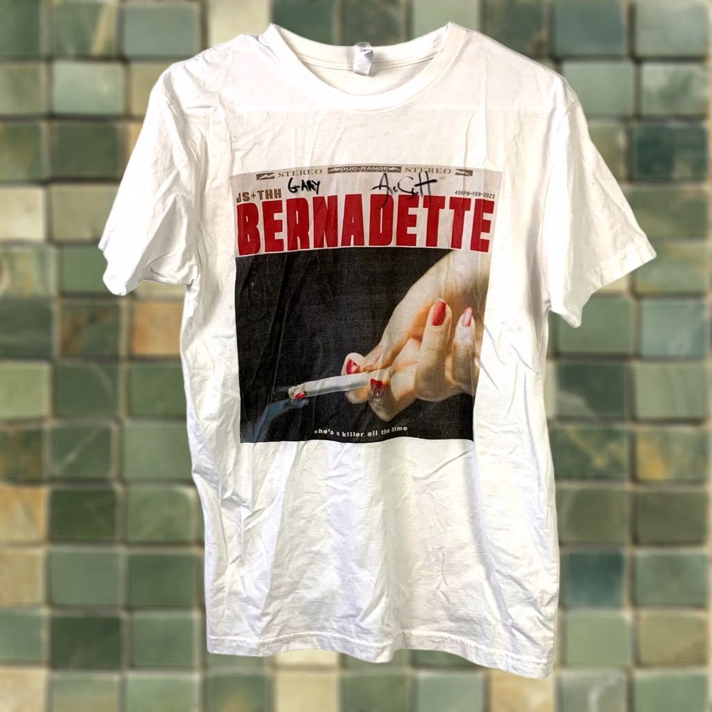 Next Level Bernadette Cigarette Jason Scott & The High Heat Signed Band Tee Shirt Small Shirt Mens White 100% Cotton Graphic Print Vintage No (S) Size US S / EU 44-46 / 1 - 1 Thumbnail
