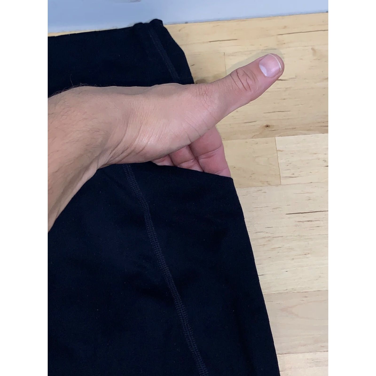 Vintage VINTAGE Alphalite Alphalux Leggings Womens XS Black Activewear Gym Training Size 26" / US 2 / IT 38 - 6 Thumbnail