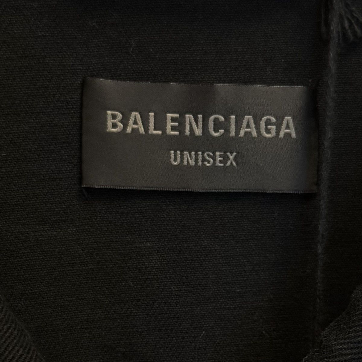 Balenciaga Balenciaga Gaffer Logo Denim Jacket Size US XL / EU 56 / 4 - 5 Thumbnail