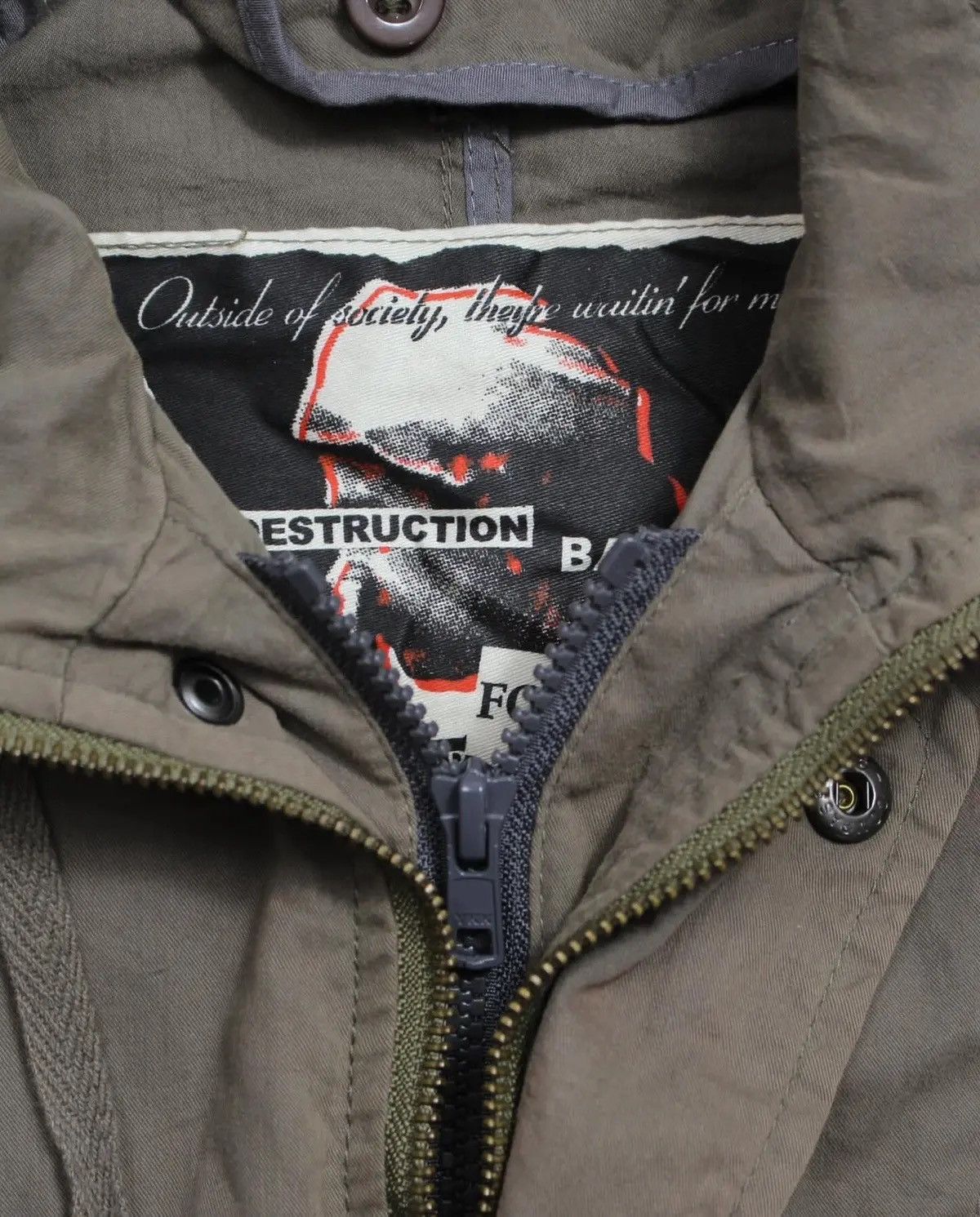 If Six Was Nine AW2010 PPFM FISHTAIL PARKA DOUBLE ZIP JACKET Size US S / EU 44-46 / 1 - 5 Thumbnail