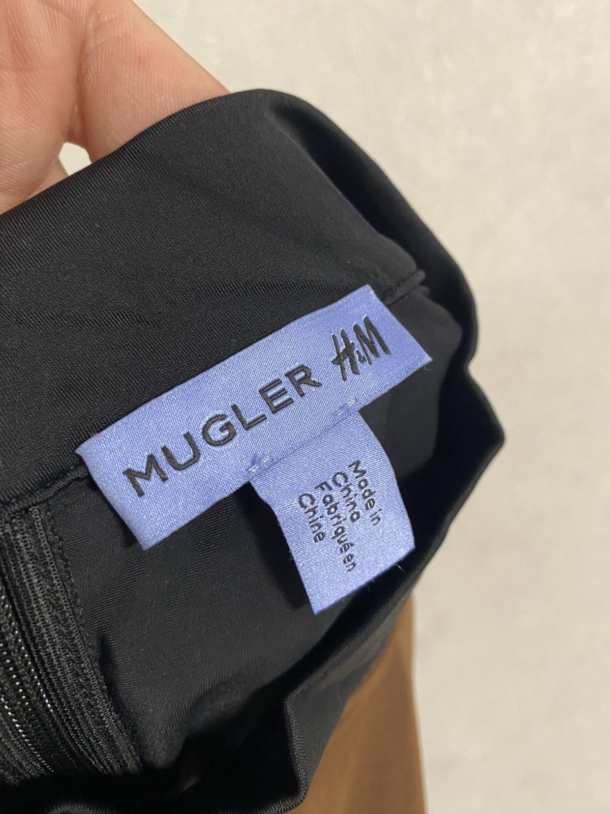 H&M × Mugler Mugler X H&M Rare Black & Brown Mesh Panel Bodysuit Size M / US 6-8 / IT 42-44 - 3 Thumbnail