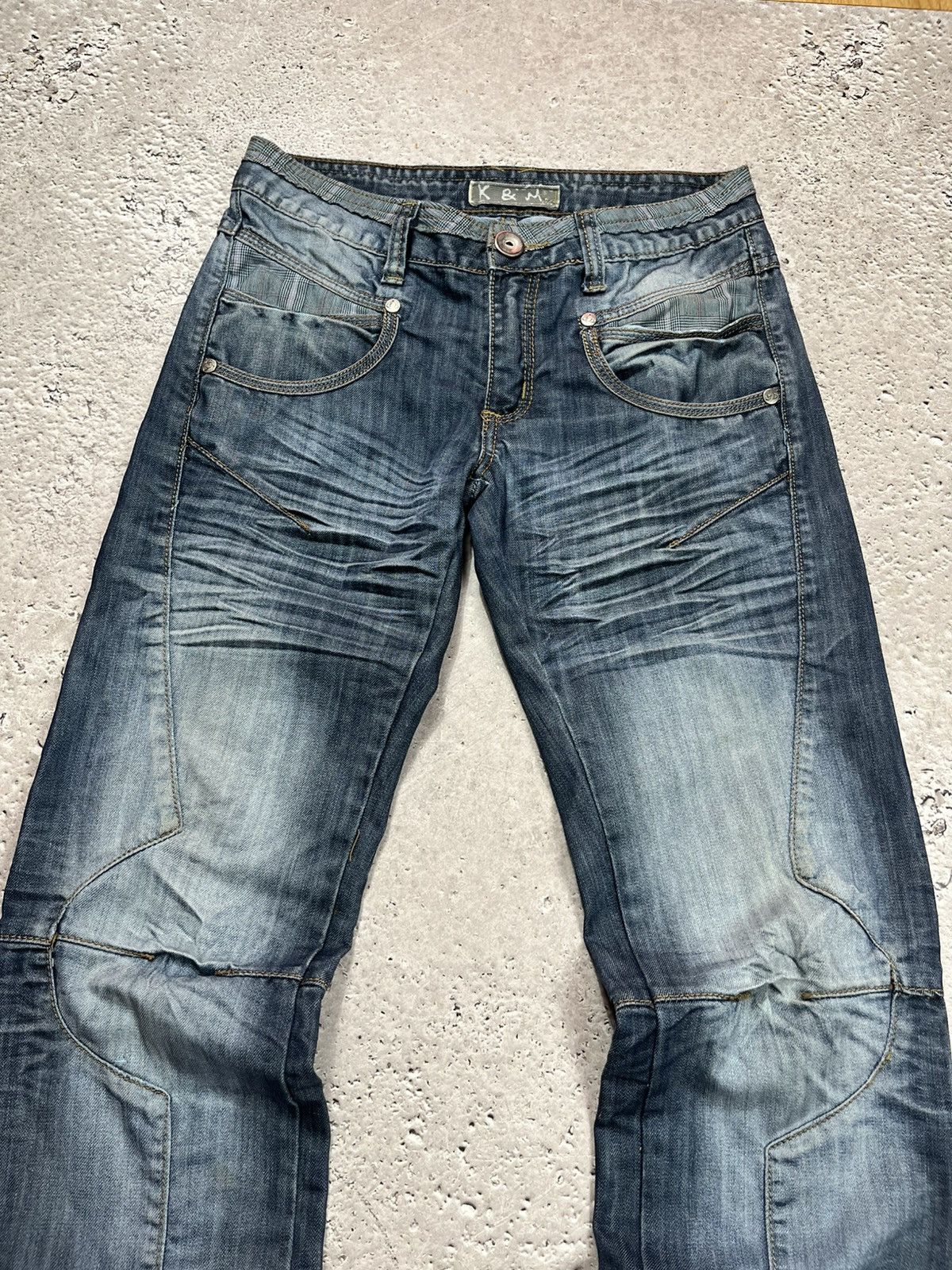 Other Y2K K&M Kosmo Lupo Distressed Jeans W30 Italy Streetwear Size US 30 / EU 46 - 14 Thumbnail