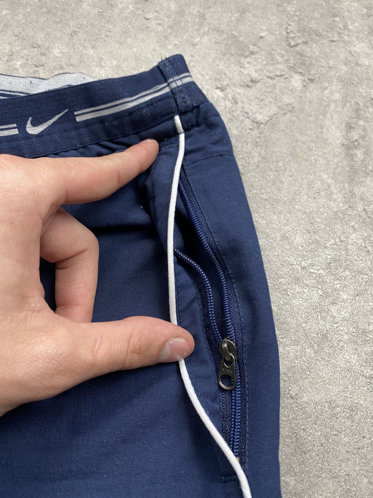 Nike × Vintage Nike 90’s pant vintage rare Y2K Style Japanese drill baggy Size US 38 / EU 54 - 8 Thumbnail