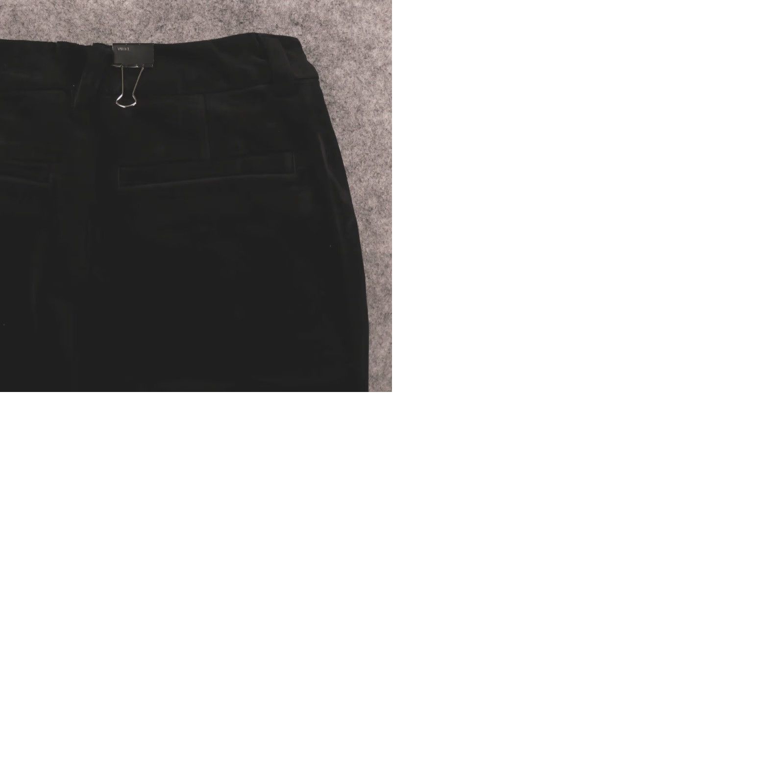 Velour Duluth Pants Womens 2 Stretch Skinny Chino Flat Front Velour Black Size 26" / US 2 / IT 38 - 9 Thumbnail
