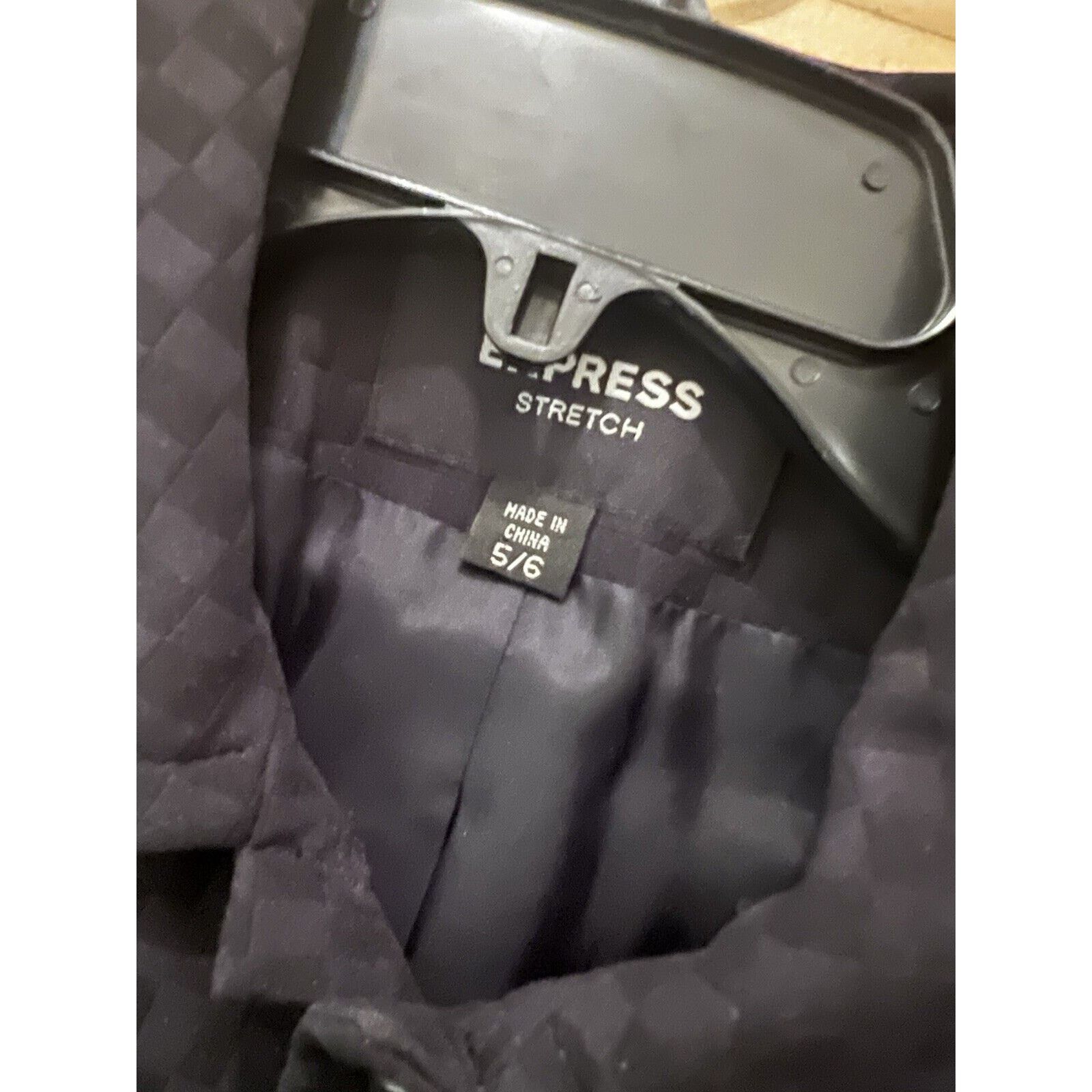 Express Express Coat Lady Coat Stretch Collar Button Lined 5/6 Size M / US 6-8 / IT 42-44 - 3 Thumbnail