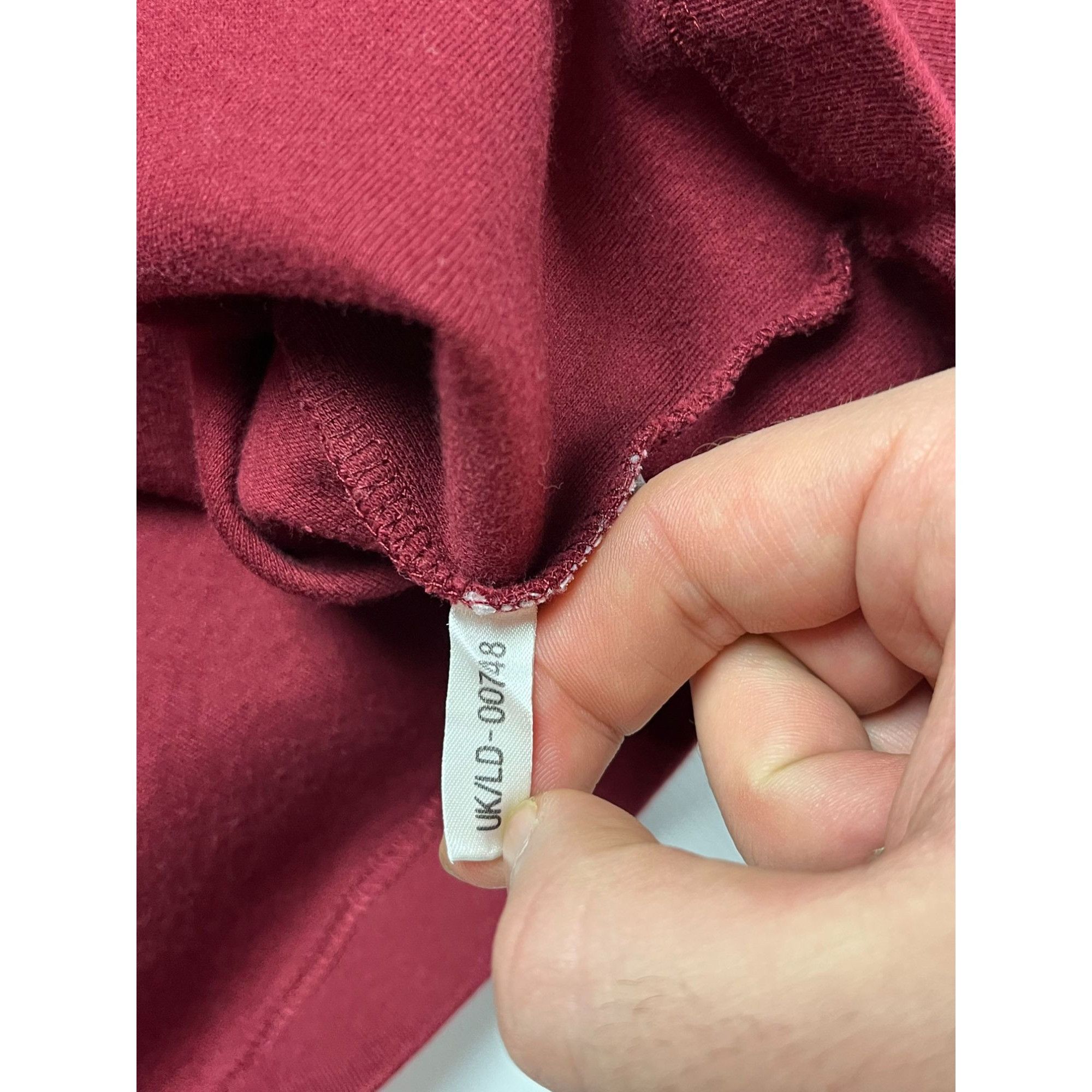 Yves Saint Laurent Yves Saint Laurent Mens Burgundy Long Sleeve Polo Shirt Size Size US L / EU 52-54 / 3 - 5 Thumbnail