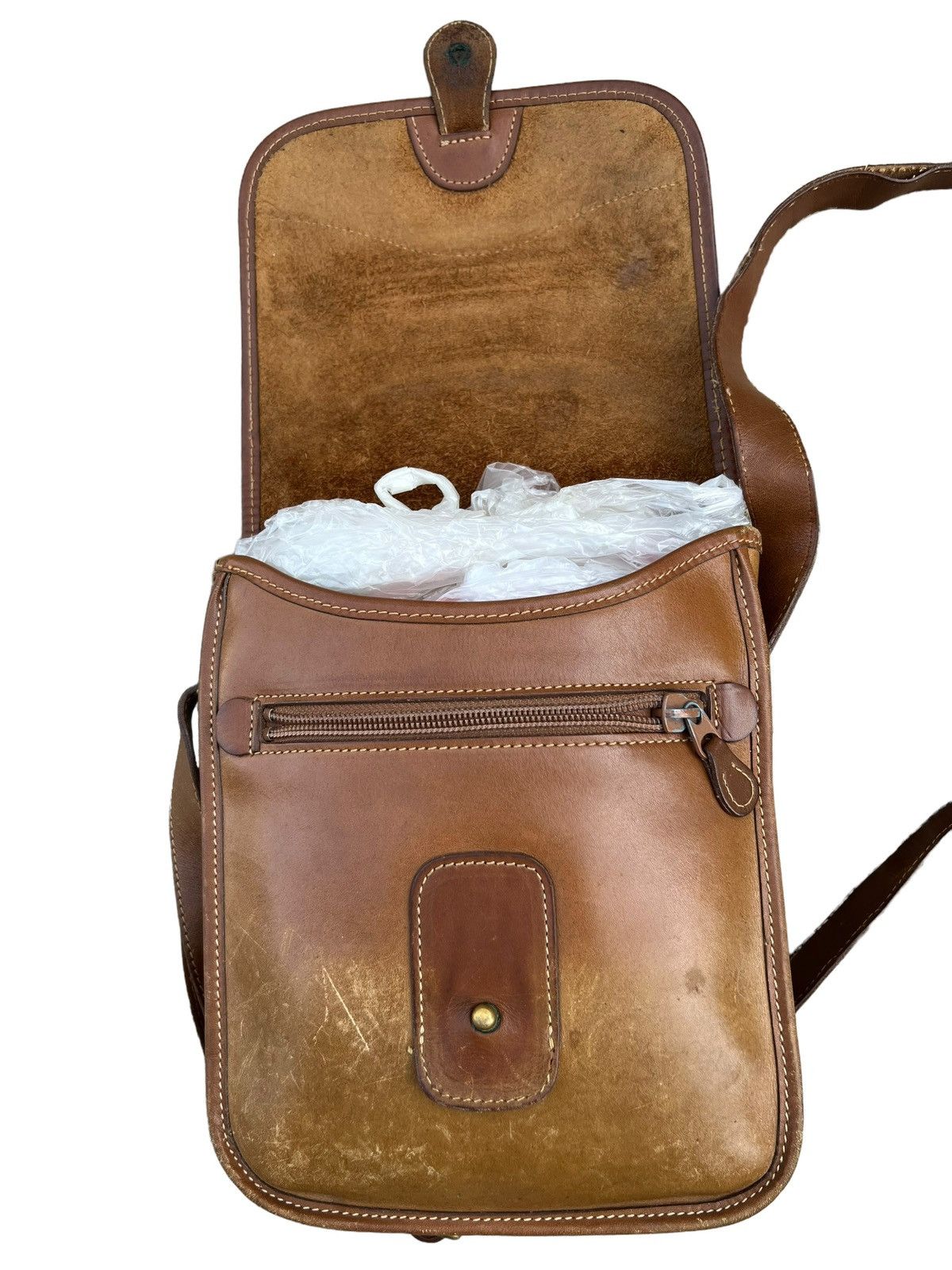 Leather × Vintage Vintage Gurkha Marley Hodgson Distressed Leather Bag Size ONE SIZE - 12 Thumbnail