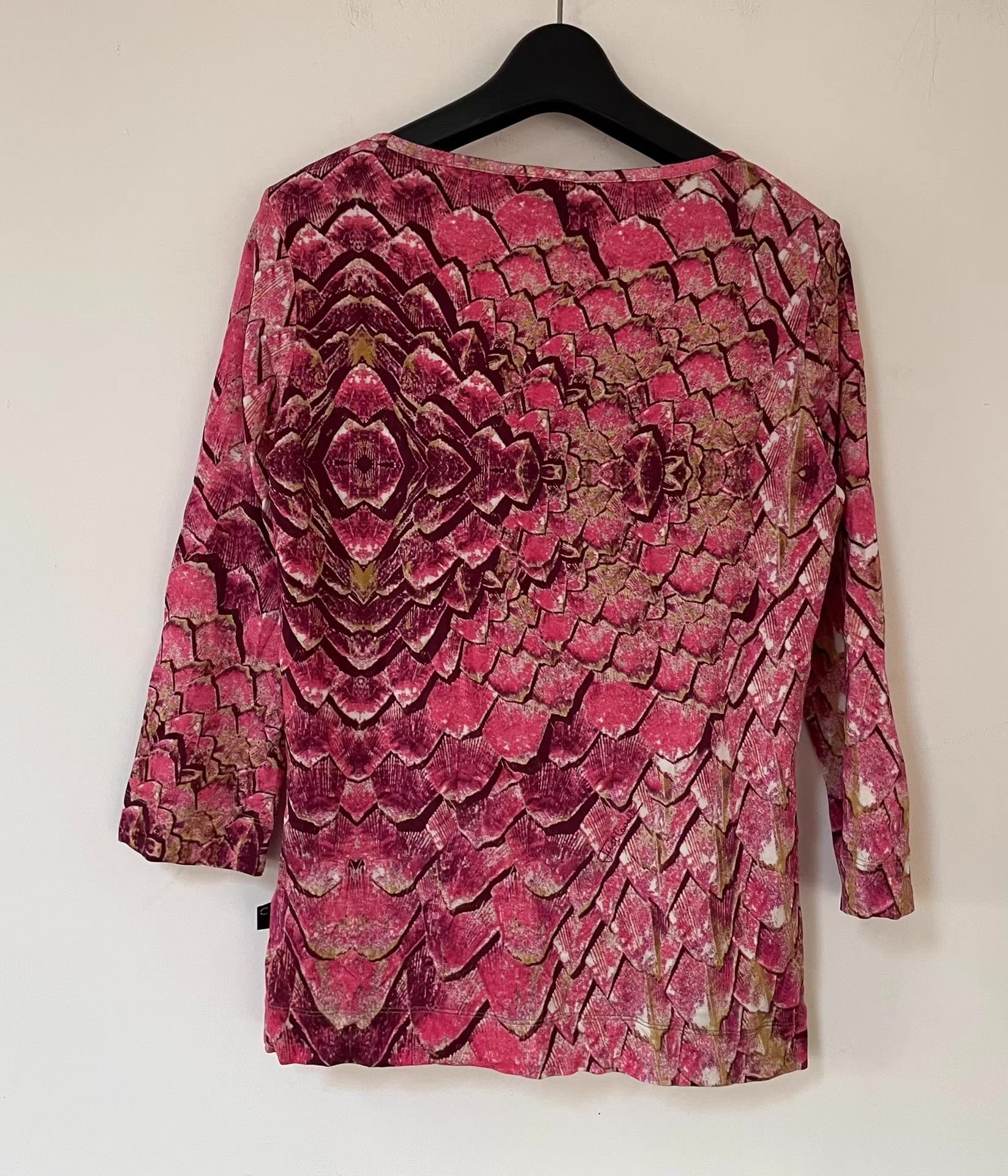 Just Cavalli Just Cavalli Pink Scale Print Top Ｑ21 Size M / US 6-8 / IT 42-44 - 2 Thumbnail