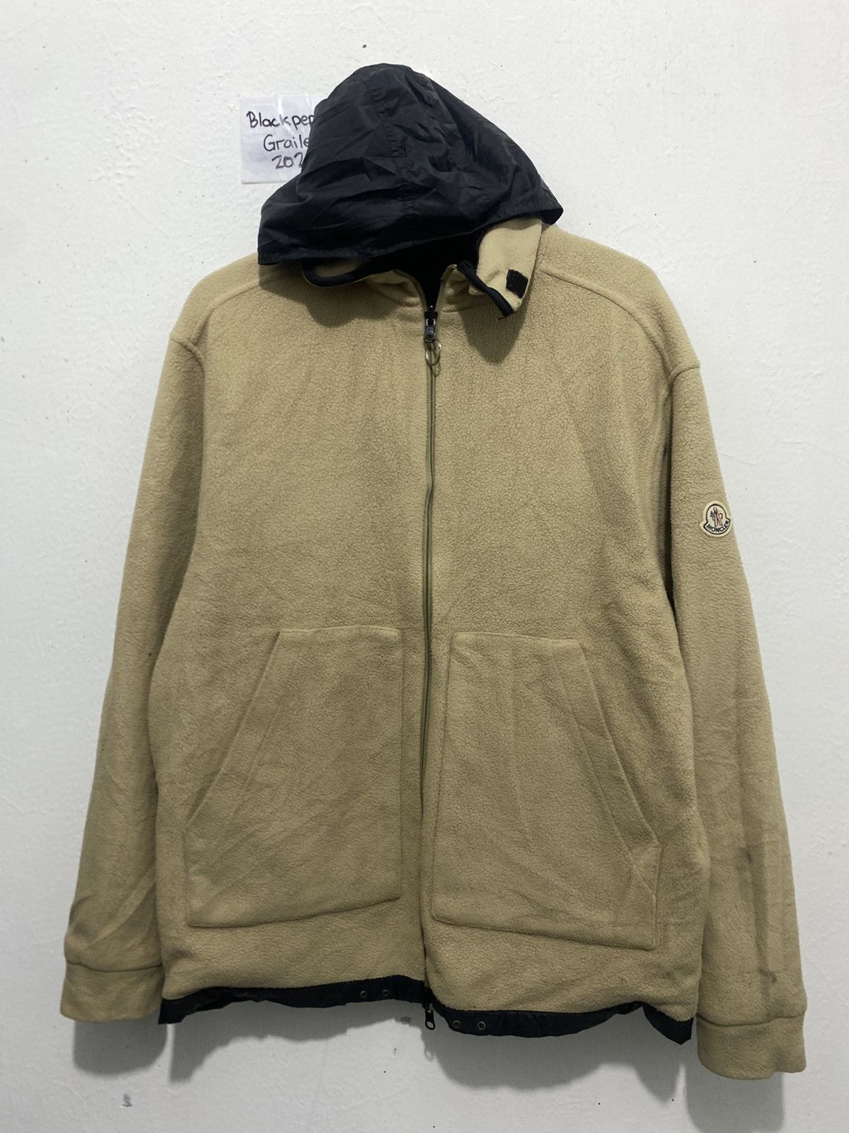 Moncler Vintage Moncler Husky Reversible Fleece Hidden Hoodie Jacket Size US M / EU 48-50 / 2 - 5 Thumbnail