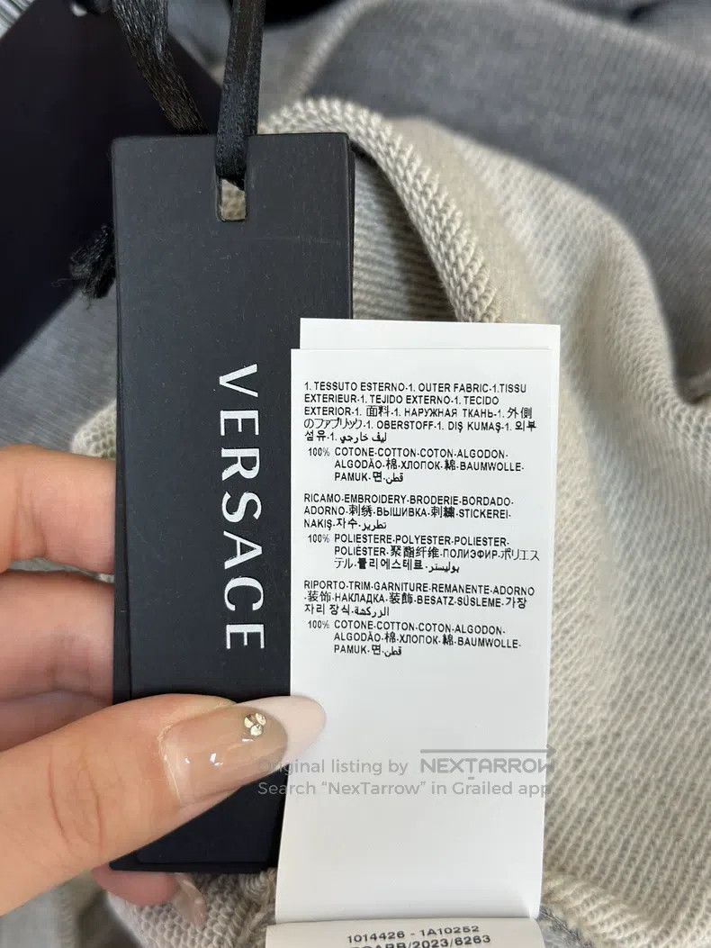 Versace Versace Men's crew neck gray casual sweatshirt Size US L / EU 52-54 / 3 - 7 Thumbnail