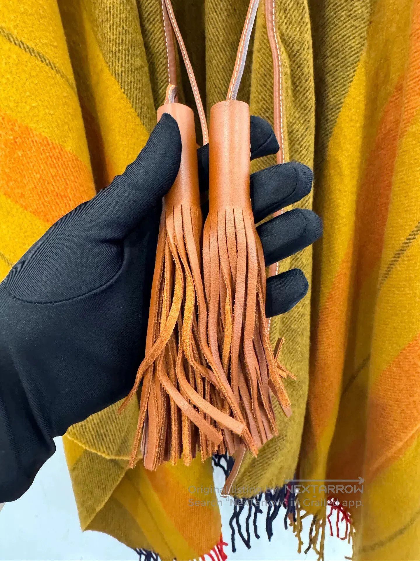 Hermes Hermes Fringe Wool Cape. Size ONE SIZE - 6 Thumbnail