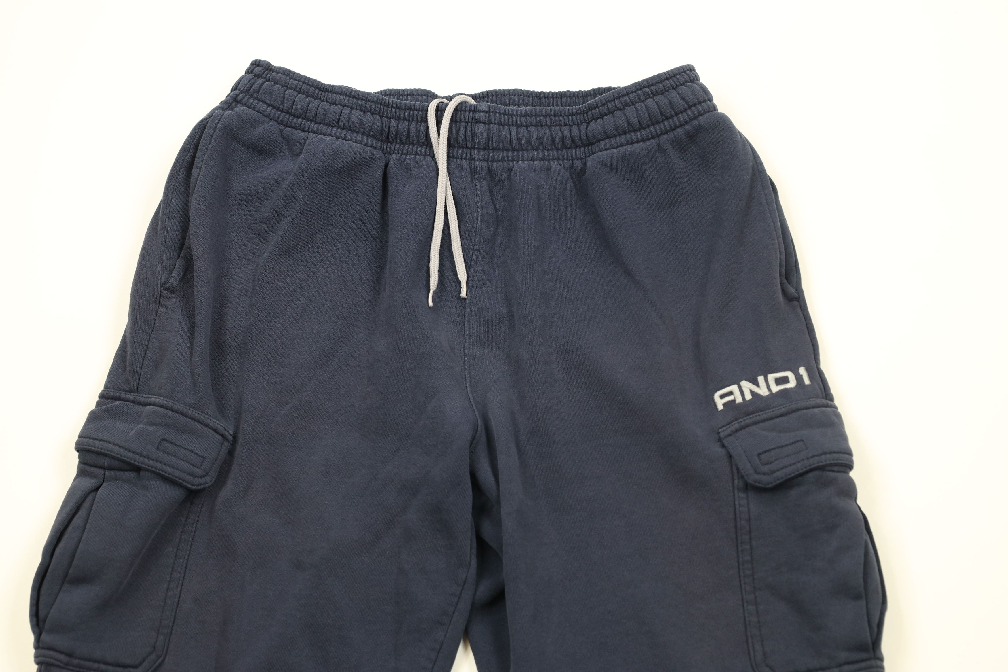 Vintage Vintage AND1 And One Basketball Wide Leg Cargo Sweatpants Size US 36 / EU 52 - 2 Thumbnail