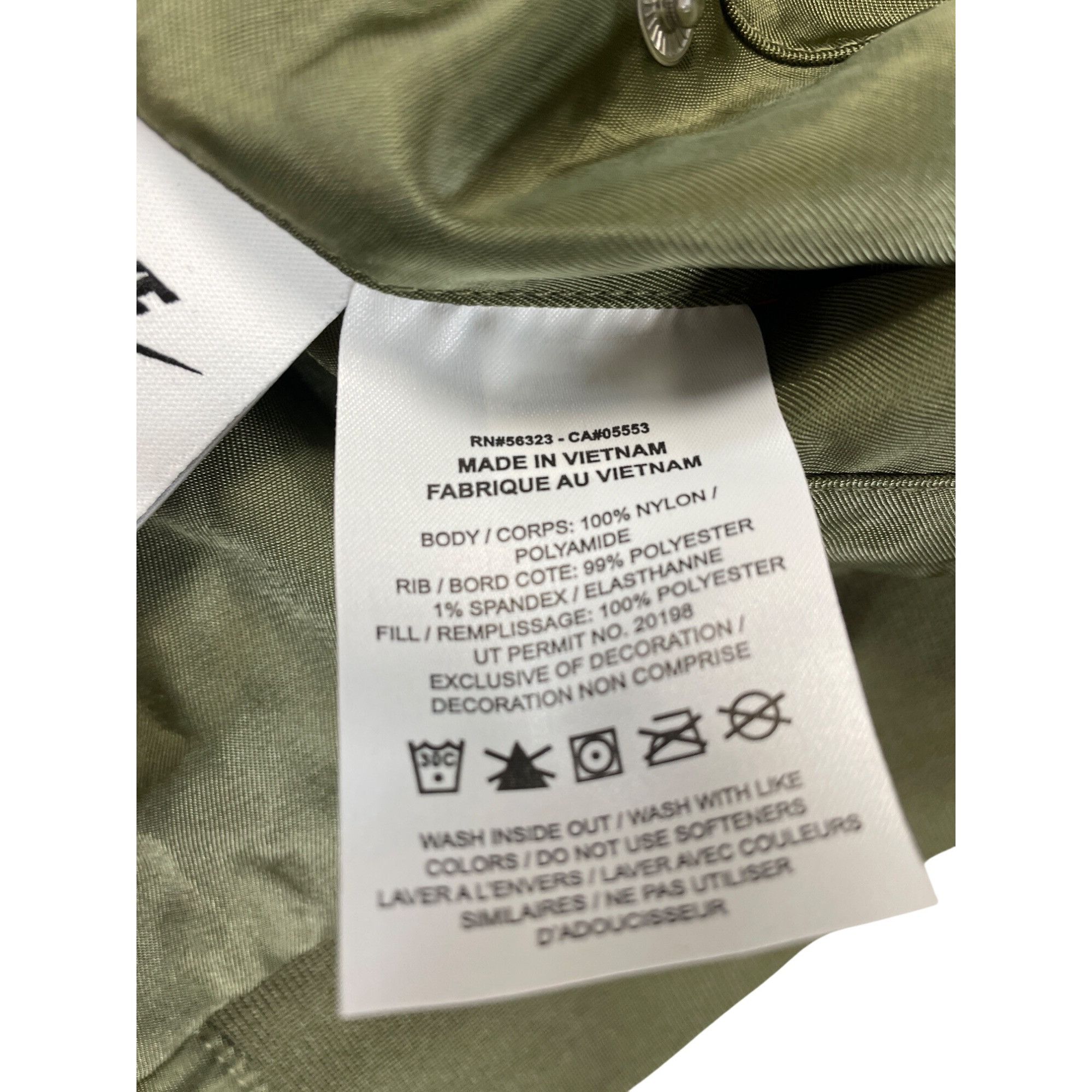 Nike Nike Mens Olive Green orange reversible Bomber Jacket SZ 1X Size US XL / EU 56 / 4 - 8 Thumbnail