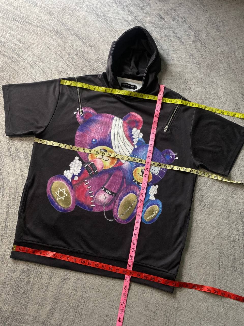 14th Addiction × Hysteric Glamour × If Six Was Nine Psycho Nation Vkei Kawaii Harajuku Baggy Oversized Hoodie Size US S / EU 44-46 / 1 - 14 Thumbnail