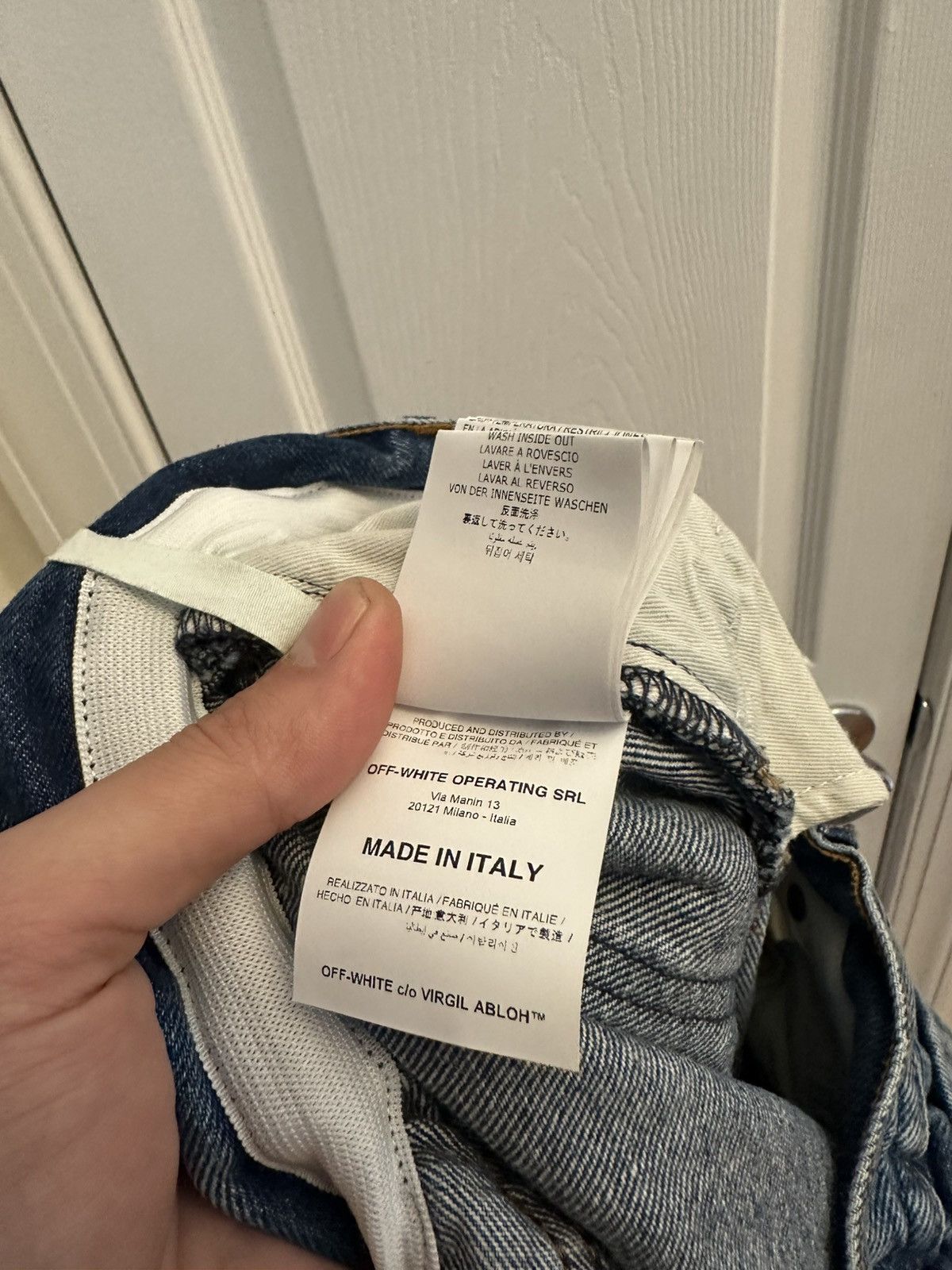 Off-White OFF-WHITE DENIM JEANS Size US 30 / EU 46 - 8 Thumbnail