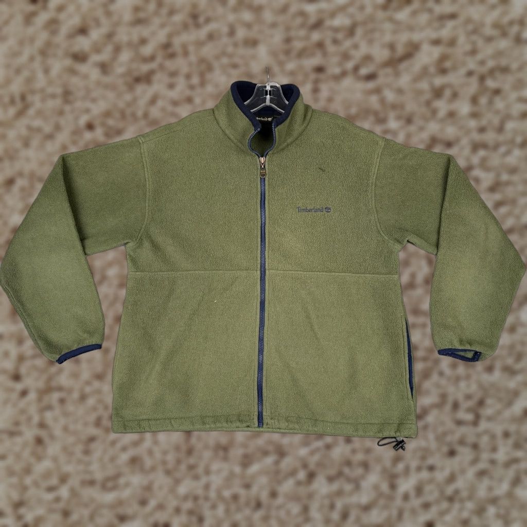 Timberland Timberland Fleece Jacket Mens Small Green Full Zip Pockets USA Outdoor Hiking Size US S / EU 44-46 / 1 - 1 Thumbnail