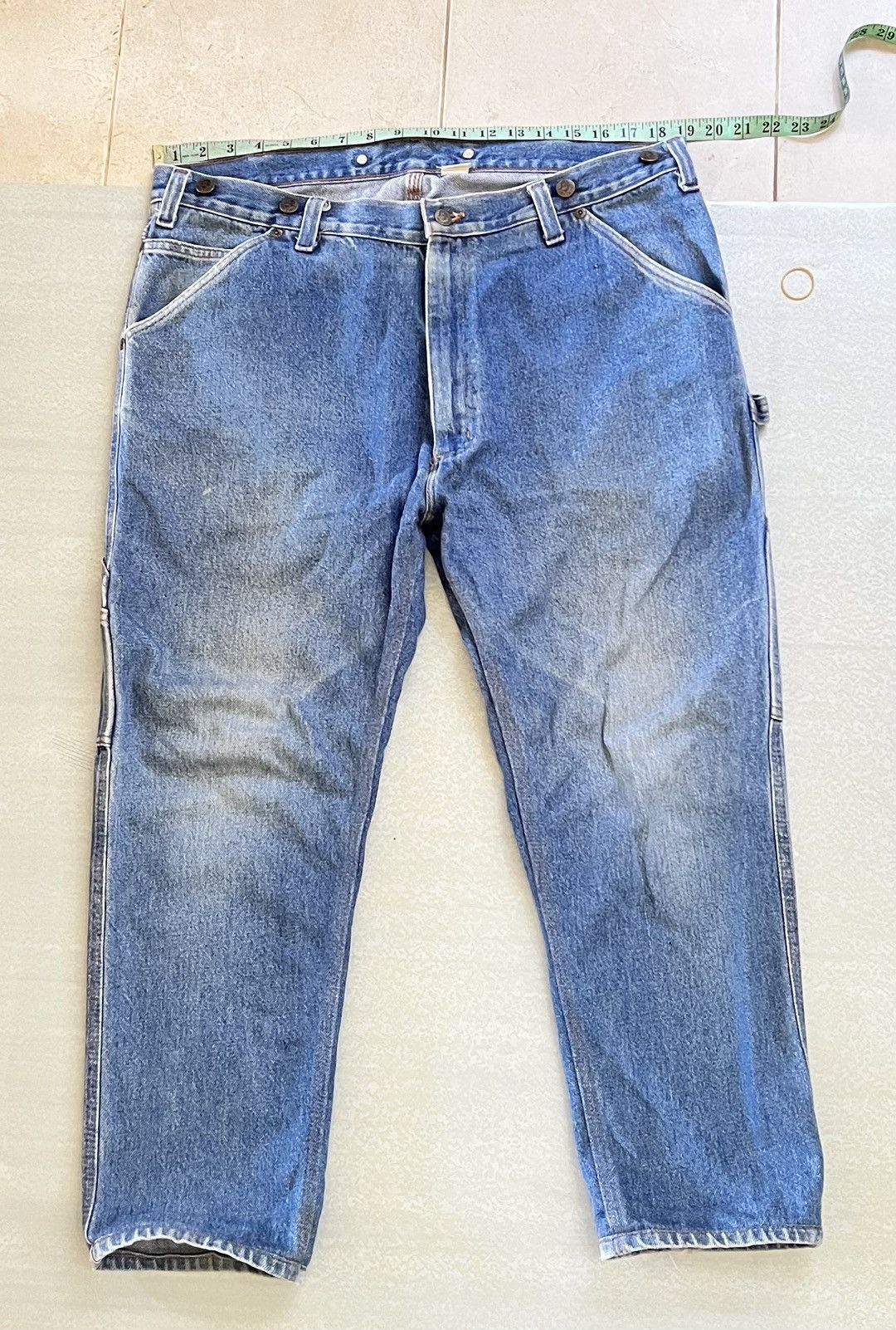 Ben Davis × Vintage Vintage Ben Davis Workwear Carpenter Cargo Pants USA Size US 38 / EU 54 - 2 Thumbnail