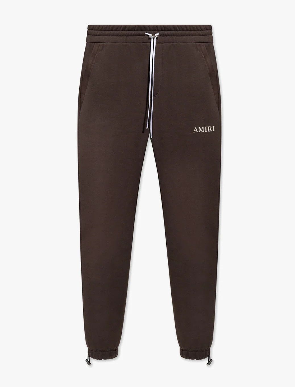 Amiri o1mle0925 Amiri "Puff" Logo Sweatpants & Joggers in Brown Size US 32 / EU 48 - 1 Preview