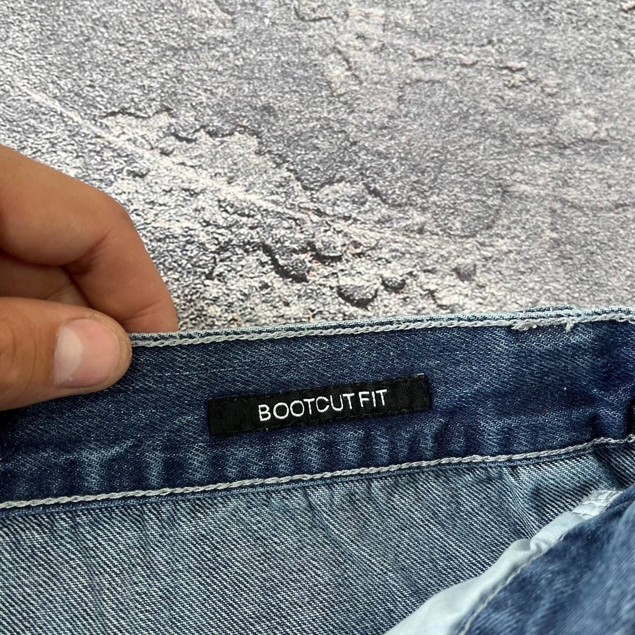 Japanese Brand Jeans Dirty Pants Faded Crash Denim Thrashed Y2K Distressed Size US 34 / EU 50 - 7 Thumbnail
