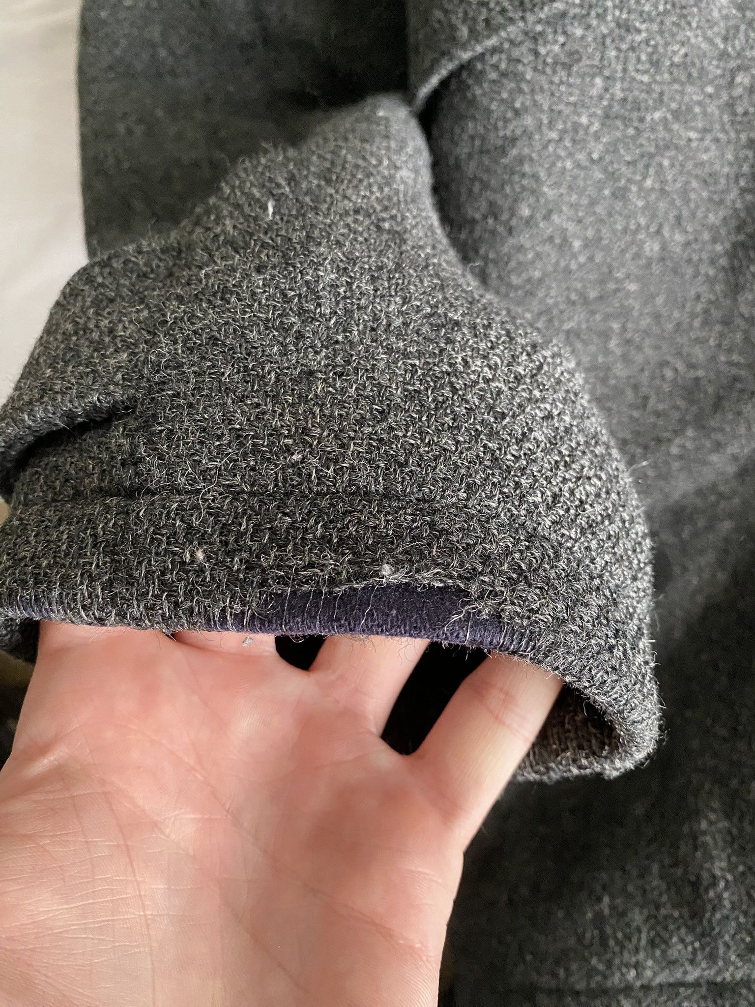 Our Legacy 50/L - Duffle Charcoal Tweed - 100% Virgin Wool Size US L / EU 52-54 / 3 - 20 Thumbnail