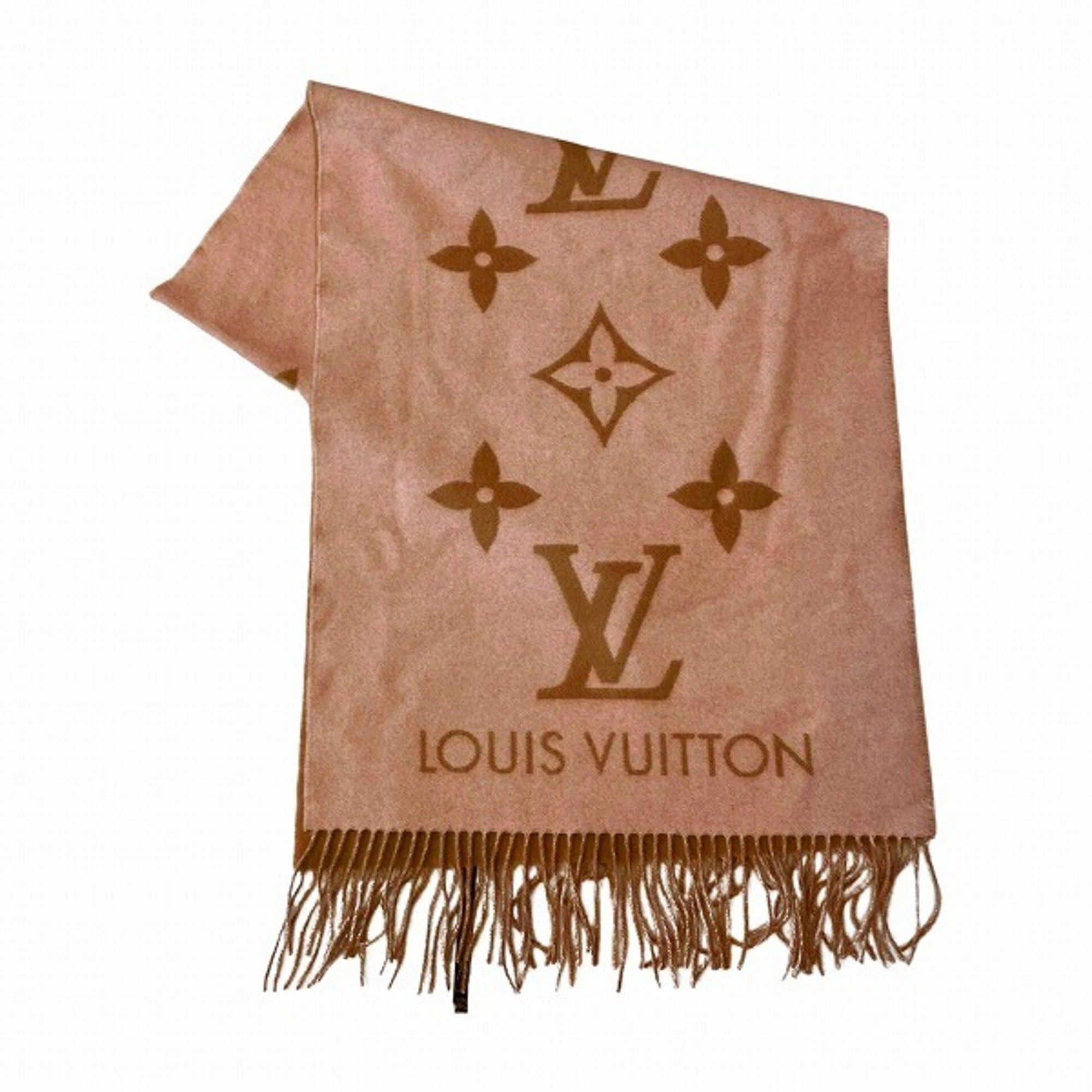 image of Louis Vuitton Muffler Reykjavik M78908 Cashmere Brand Accessories Women's in White
