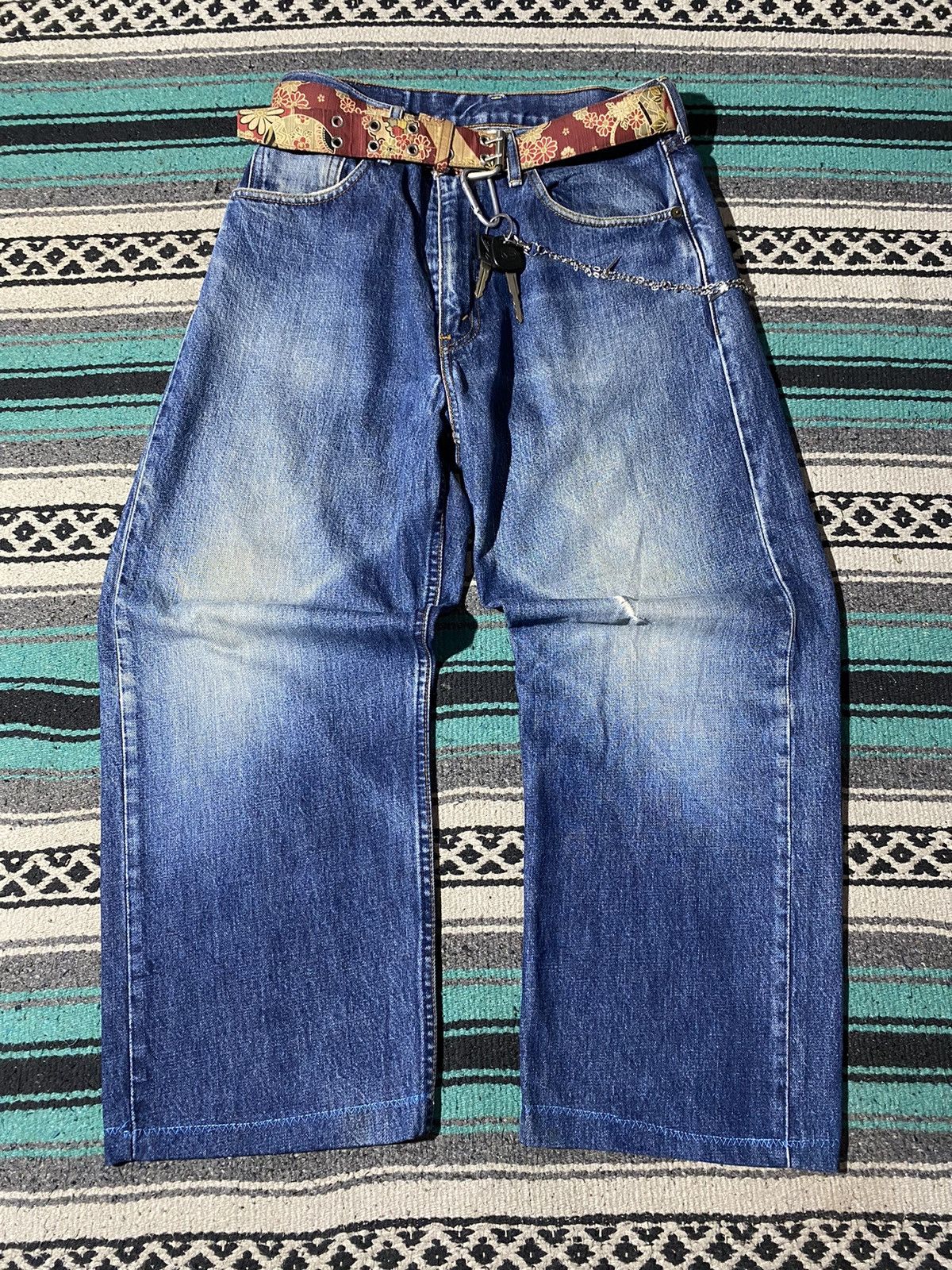 Japanese Brand × Levi's × Levi's Vintage Clothing Levis 504 Baggy Flared Denim Pants Size US 33 - 2 Thumbnail