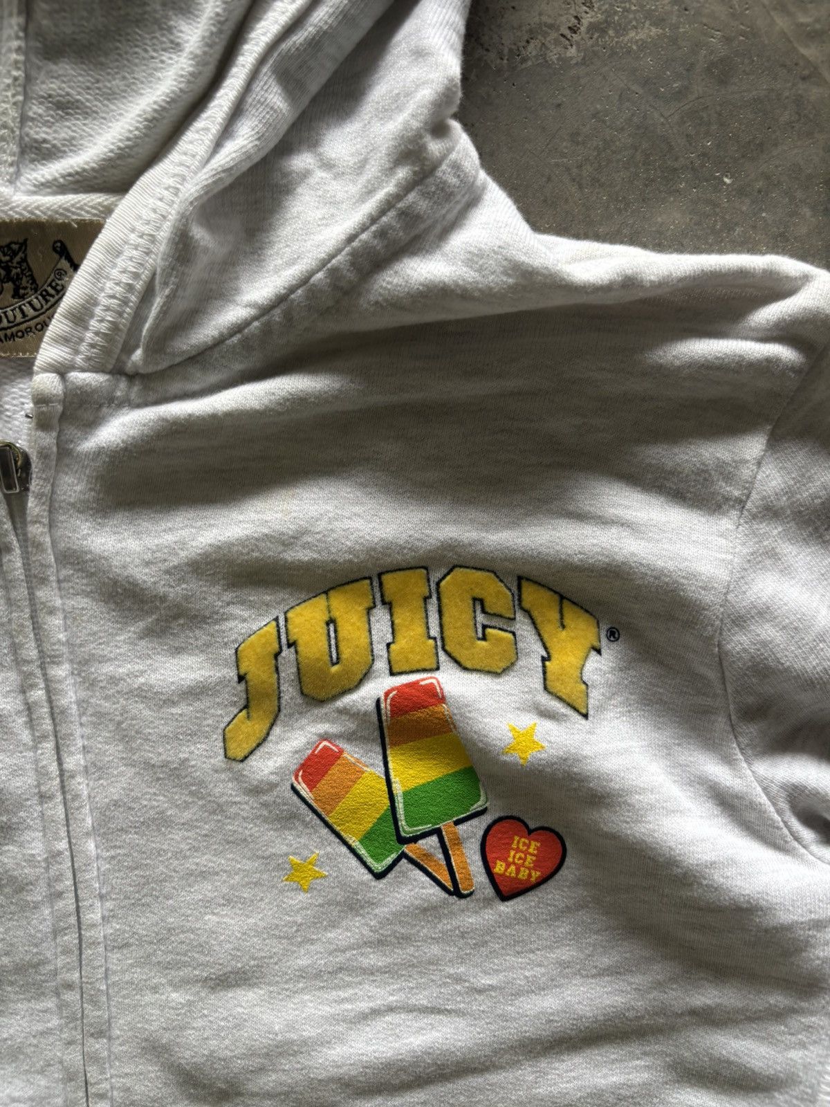 Hysteric Glamour × Juicy Couture × True Religion JUICY COUTURE ice cream popsicle light hoodie rare design Size S / US 4 / IT 40 - 8 Thumbnail