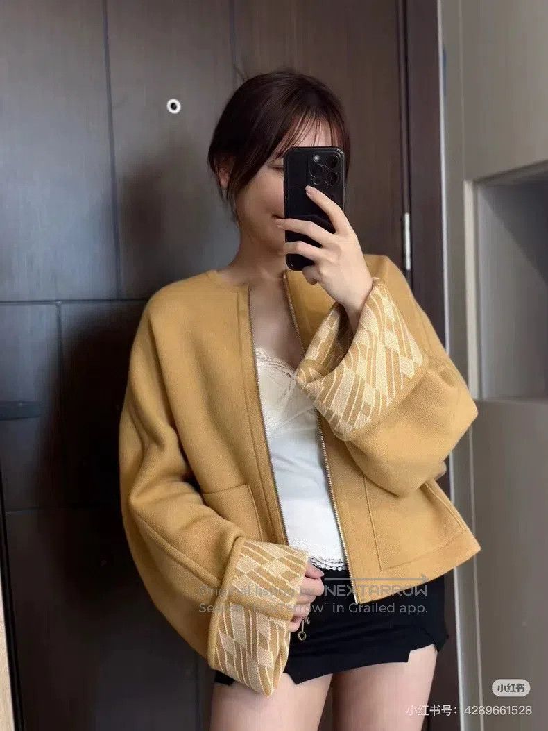 Hermes Hermes Double-faced wool short coat in camel color for aut Size XS / US 0-2 / IT 36-38 - 6 Thumbnail