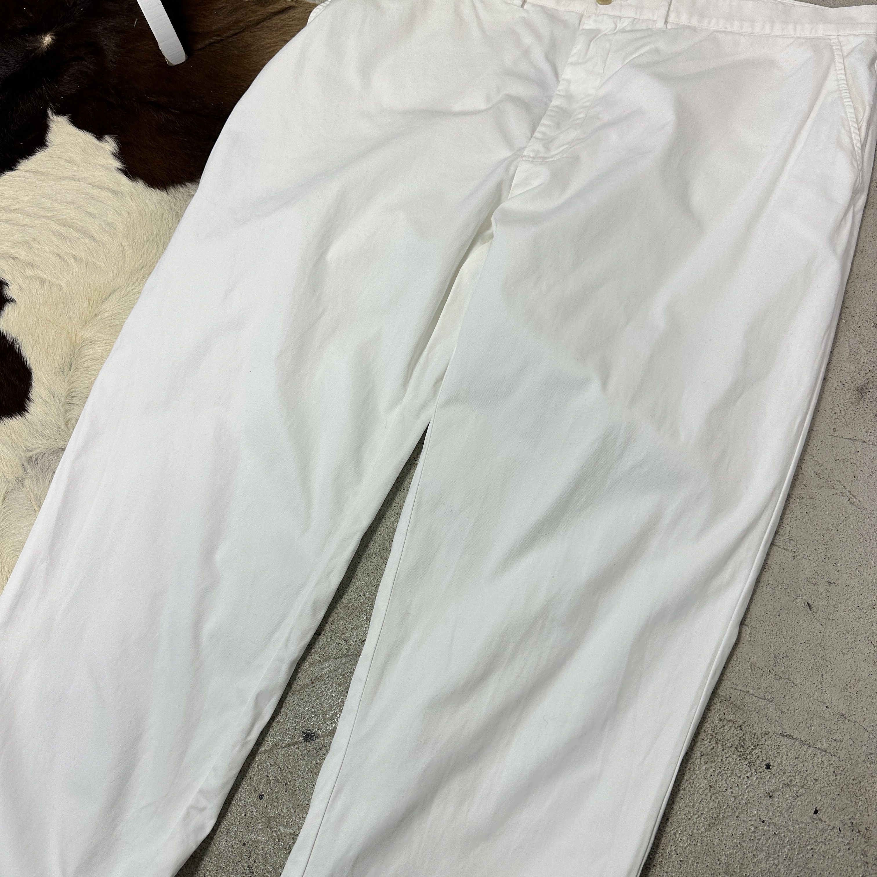 Polo Ralph Lauren Vintage Old Money Polo Ralph Lauren White Pants Y2K Size US 40 / EU 56 - 5 Thumbnail