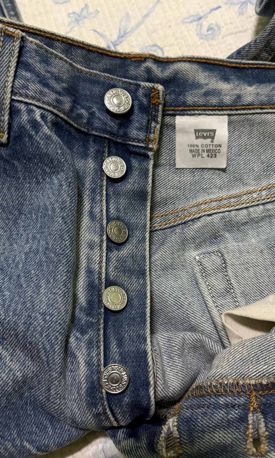 Levi's × Levi's Vintage Clothing Levis 501 Distressed Denim Pant Size US 32 / EU 48 - 17 Thumbnail