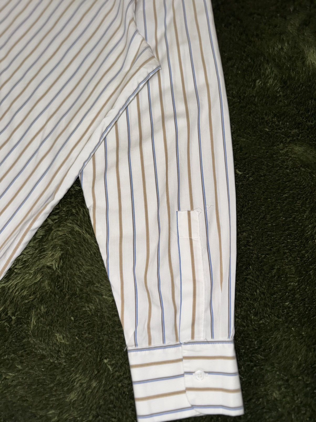 Camiel Fortgens [M] Camiel Fortgens Rough Cutting Stripe Cotton Shirt Size US M / EU 48-50 / 2 - 12 Thumbnail
