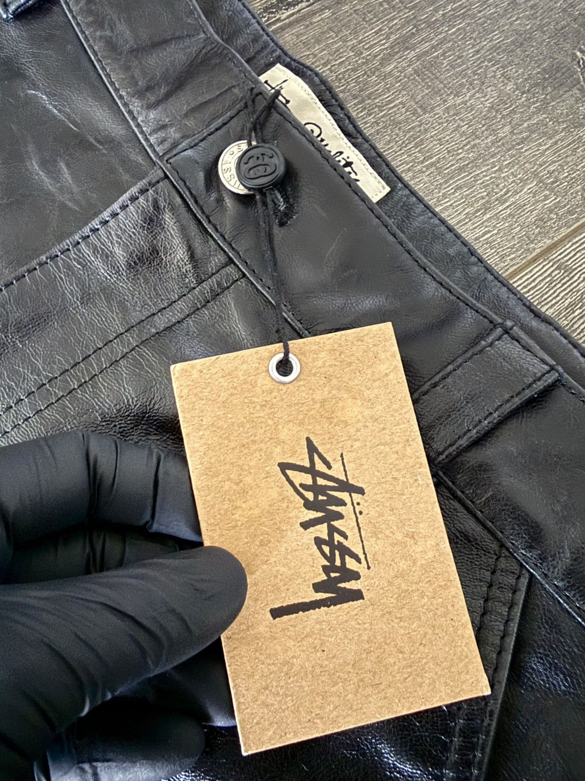 Stussy SS25 Stussy Leather Carpenter Work Pants Size US 32 / EU 48 - 3 Thumbnail