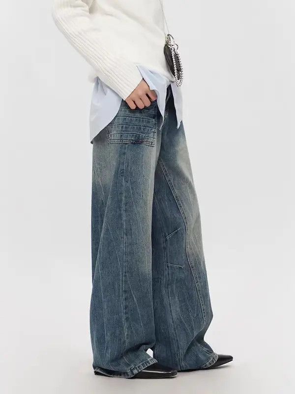 VIBE Vintage straight wash street hip hop Y2K jeans Size US 30 / EU 46 - 1 Thumbnail