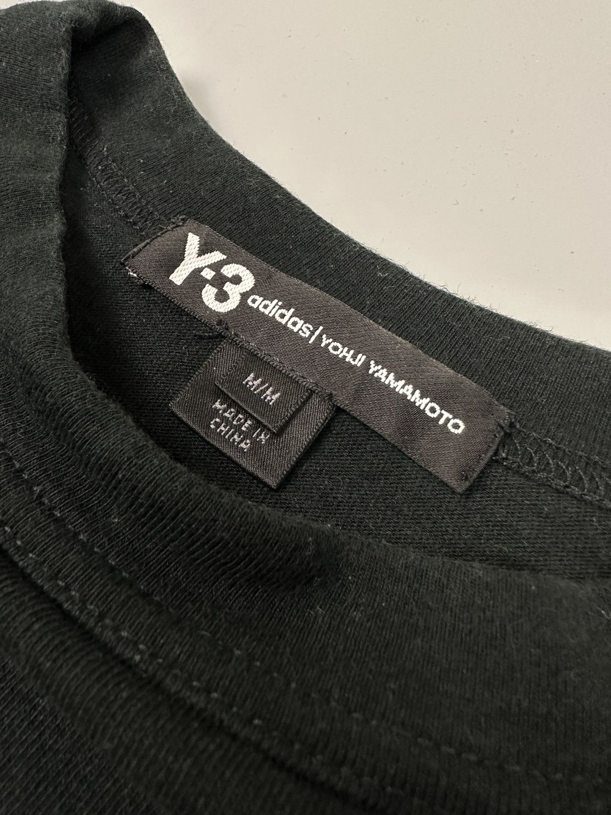 Adidas ADIDAS Y3 YOHJI YAMAMOTO SPELL OUT TEE Size US M / EU 48-50 / 2 - 6 Thumbnail