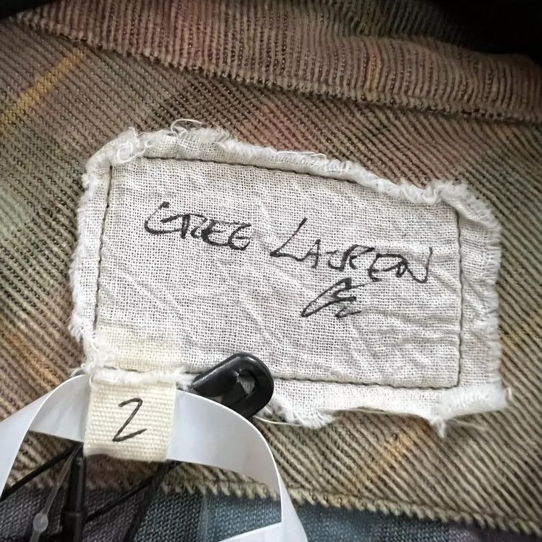 Greg Lauren greg laurenColor blocking plaid long sleeved shirt 2506-Nex Size US M / EU 48-50 / 2 - 4 Thumbnail