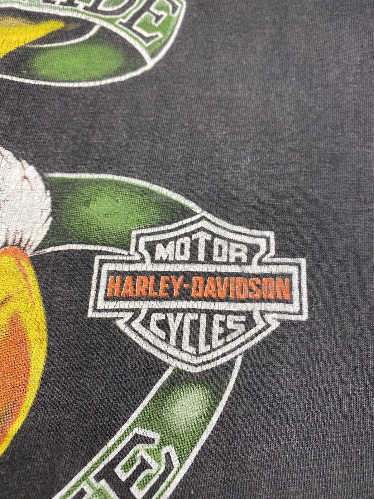 Harley Davidson × Vintage Vintage 80’s 90’s Single Stitch Harley Davidson T-shirt Tee Size US M / EU 48-50 / 2 - 7 Thumbnail