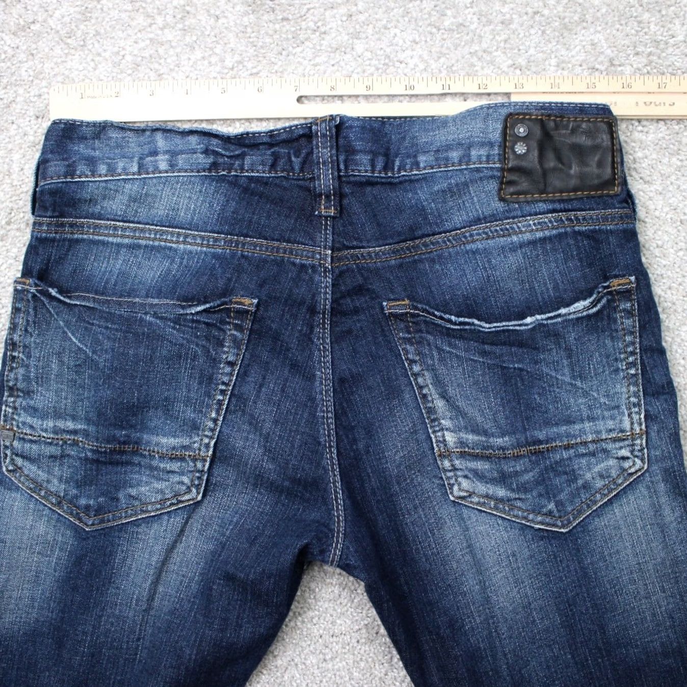 Silver Jeans Co. Silver Jeans Nash Straight Jeans Mens 30x34 Blue 5-Pocket Denim Stretch Regular Slim Fit 90s Hip Hop Cowboy Rock Vintage No Size US 30 / EU 46 - 6 Thumbnail