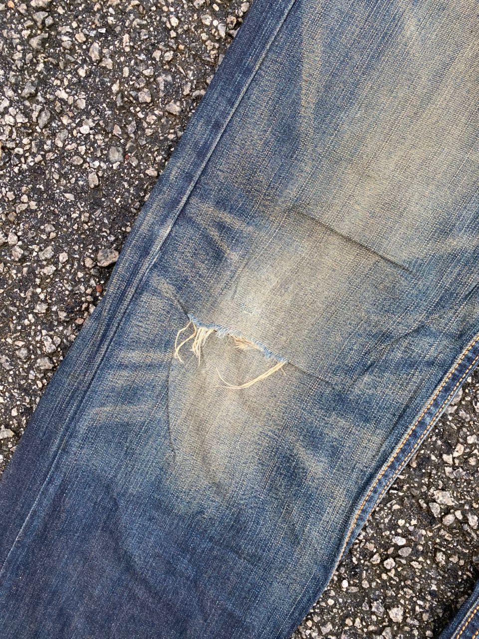 Edwin 💥DELETE💥VINTAGE EDWIN 421 XV DISTRESSED DENIM Size US 33 - 9 Thumbnail
