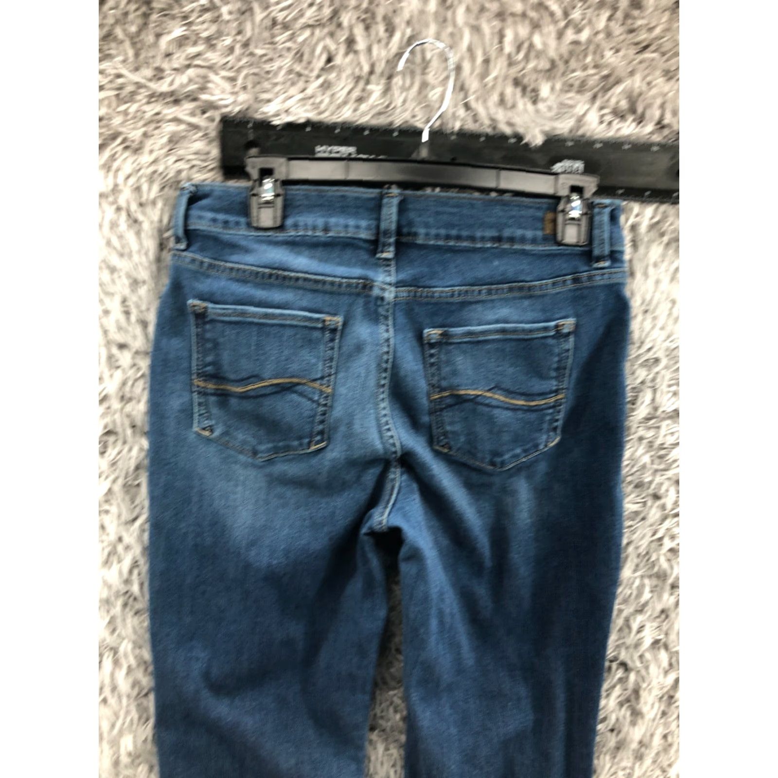 Lee Lee Regular Straight Jeans Womens Medium Wash Blue 12 Regular 5-Pocket Denim Belt Loops Inseam 30 Size 34" / US 12 / IT 48 - 6 Thumbnail