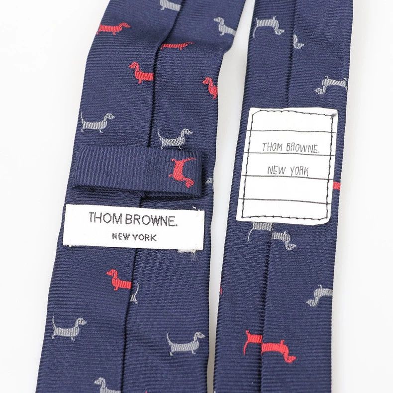 Thom Browne Thom Browne Classic Tibetan blue necktie Size ONE SIZE - 6 Thumbnail