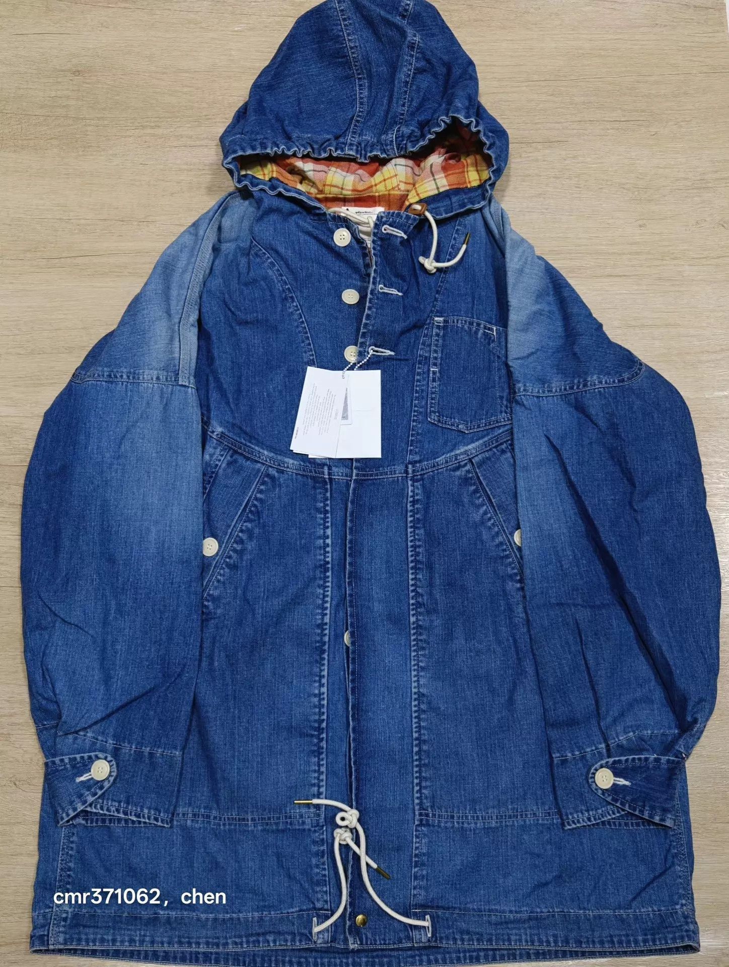 Visvim Blue Denim Hooded Jacket Size S Size US S / EU 44-46 / 1 - 1 Thumbnail