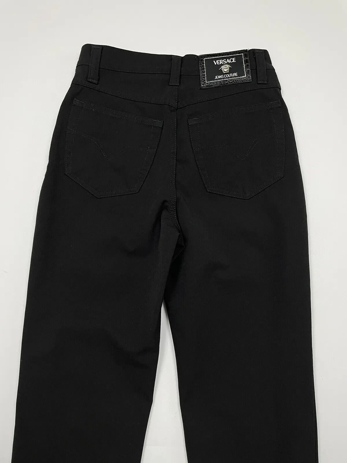 Versace Jeans Couture Vintage 1990s Versace Jeans Couture Womens Pants Logo Size 28" / US 6 / IT 42 - 7 Thumbnail