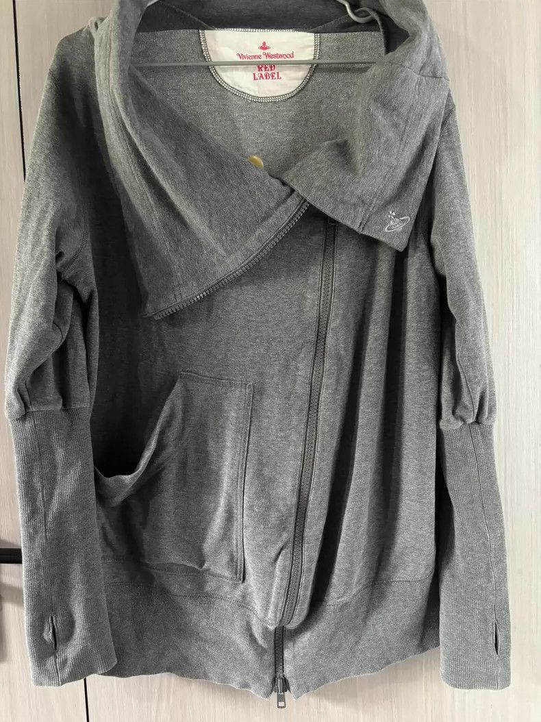 Vivienne Westwood Vivienne Westwood Light gray thin hoodie Size M / US 6-8 / IT 42-44 - 1 Thumbnail