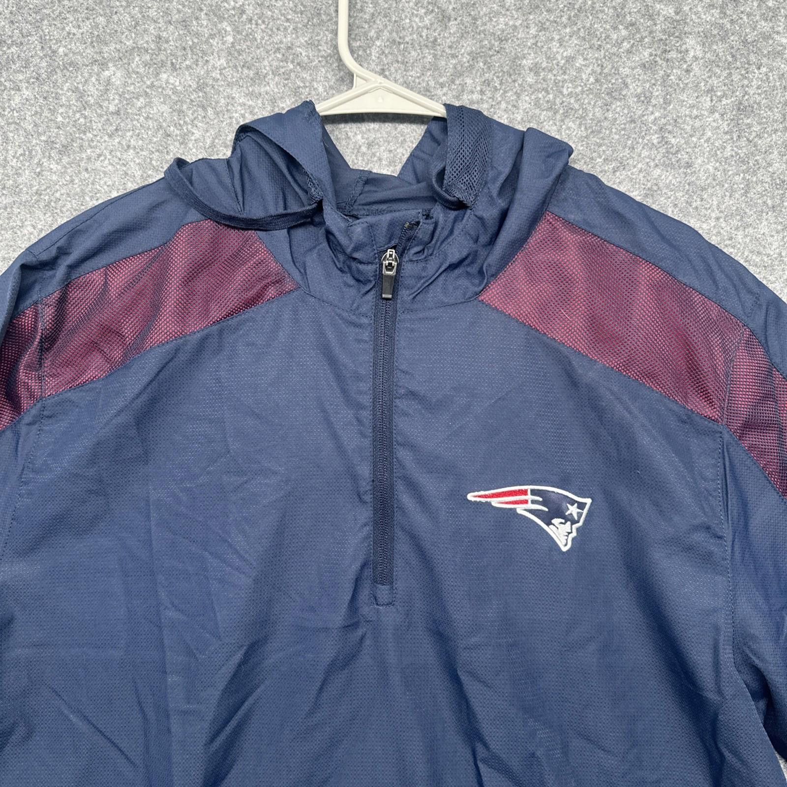 NFL New England Patriots Football NFL Pullover Jacket Large Size ONE SIZE - 3 Thumbnail